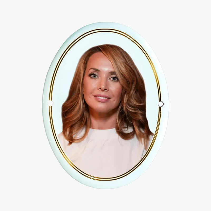 Табличка на могилу мет керам Ц-14