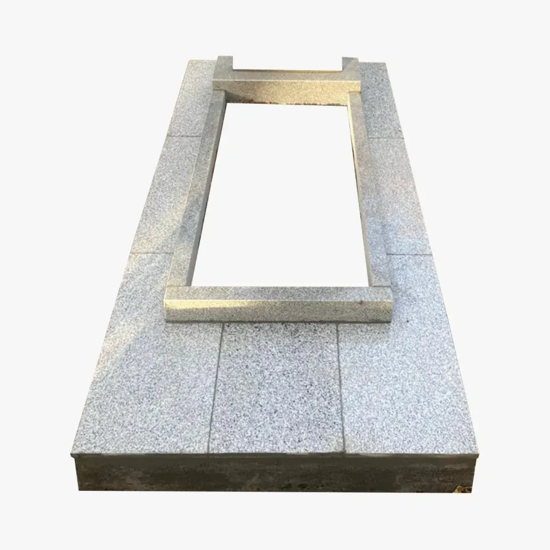 Цветник из гранита на могилу ЦГ-10