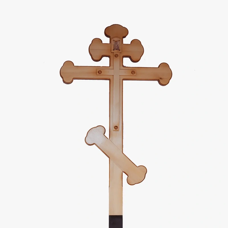 Крест на могилу из сосны С-7