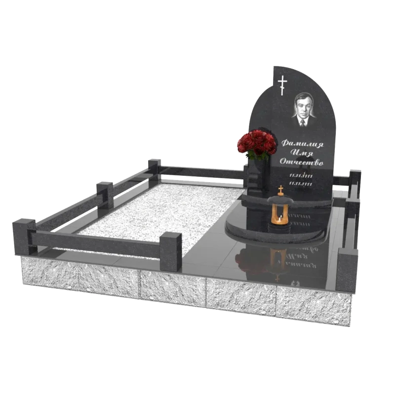 Мемориальный комплекс из гранита 41