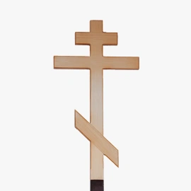 Крест на могилу из сосны С-8