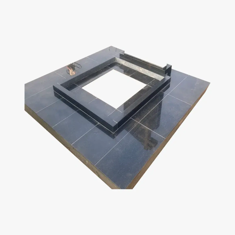 Цветник из гранита на могилу ЦГ-4