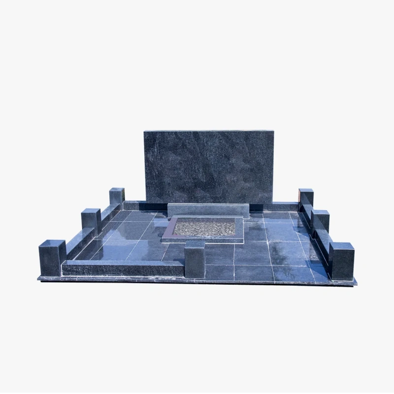 Ограда из гранита на могилу 8