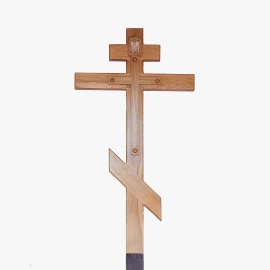 Крест на могилу из дуба Д-4