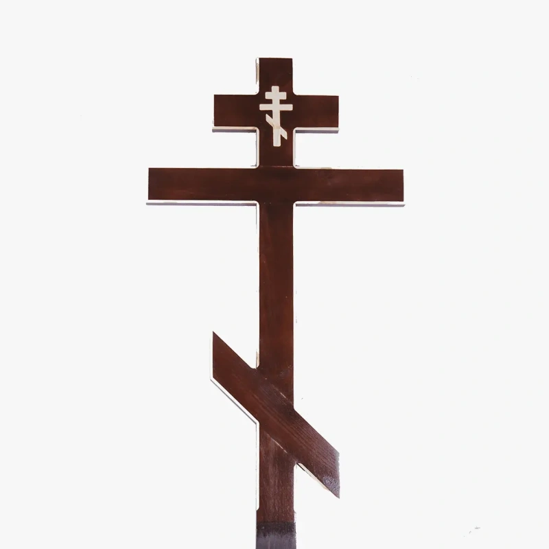 Крест на могилу из сосны С-6