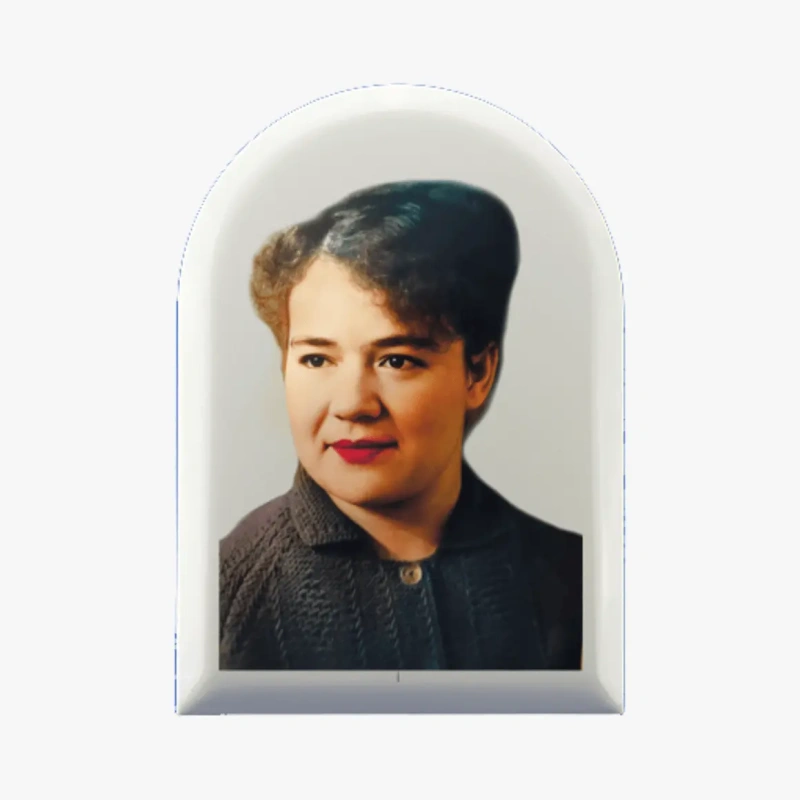 Табличка на могилу мет керам Ц-24