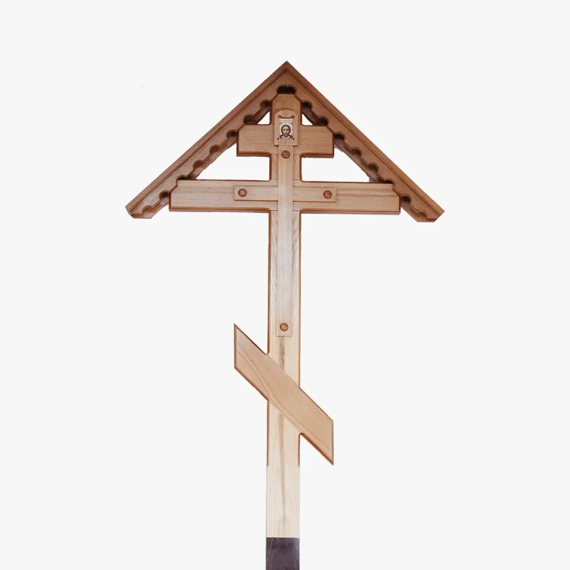 Крест на могилу из дуба Д-1