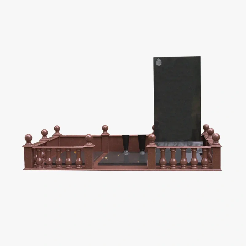 Ограда из гранита на могилу 13