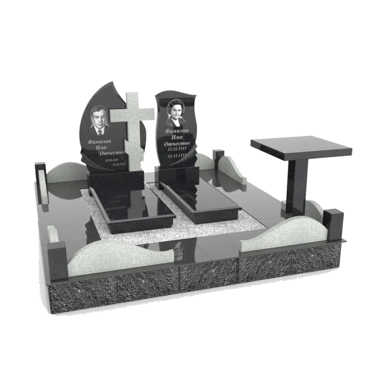 Мемориальный комплекс из гранита 9