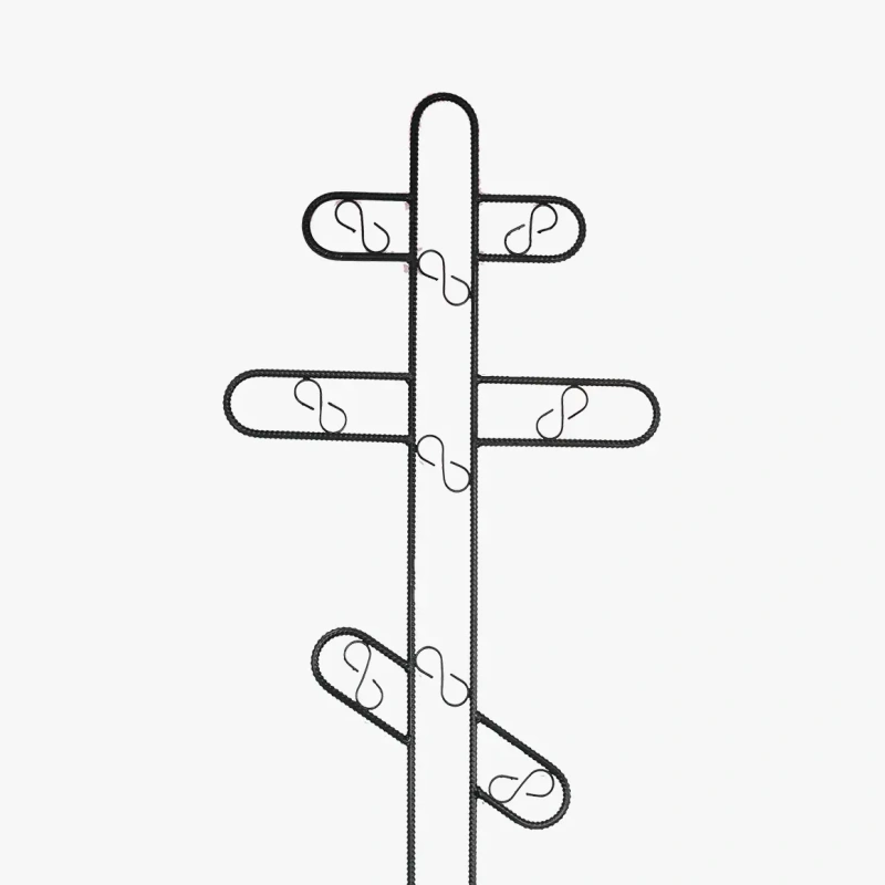 Крест на могилу из металла М-1