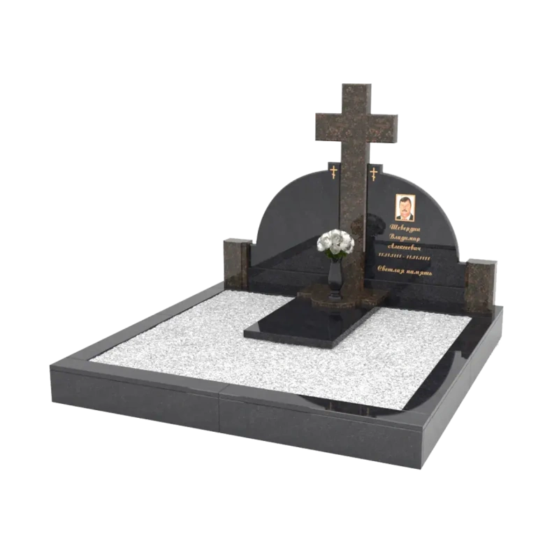 Мемориальный комплекс из гранита 11