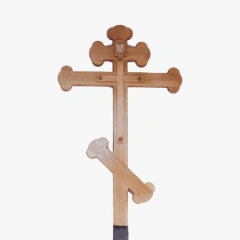 Крест на могилу из дуба Д-2