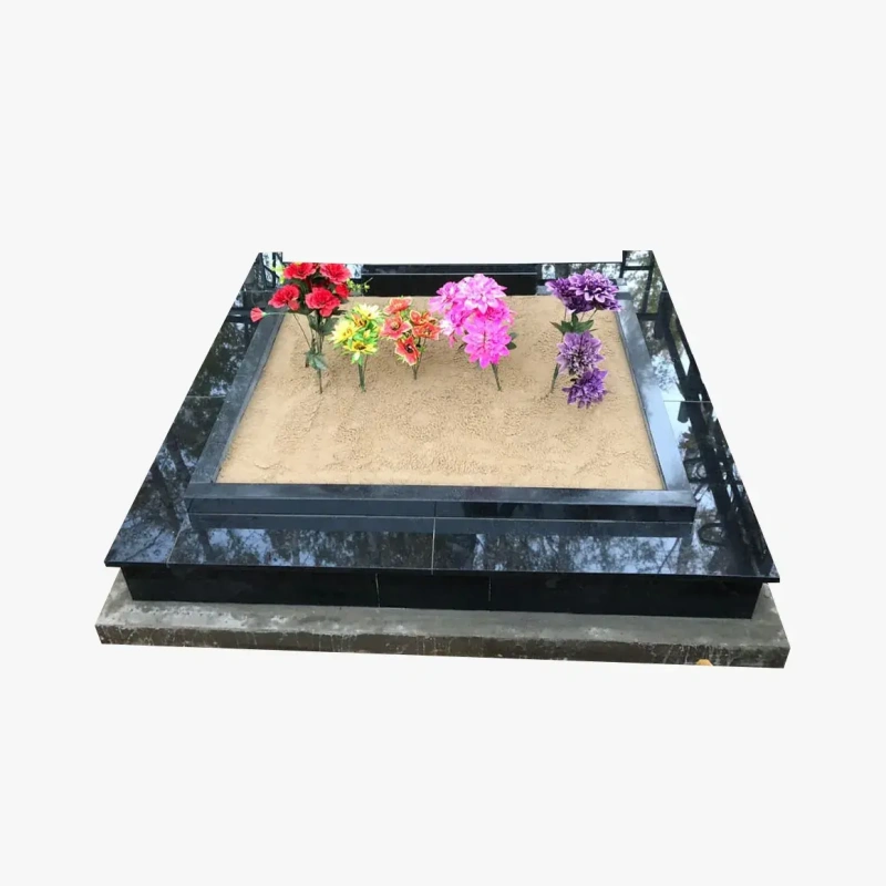 Цветник из гранита на могилу ЦГ-9